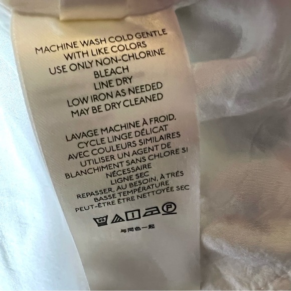 ANTHROPOLOGIE Maeve Textured Swing Mini Dress Criss Cross Back Size XL - Picture 12 of 14